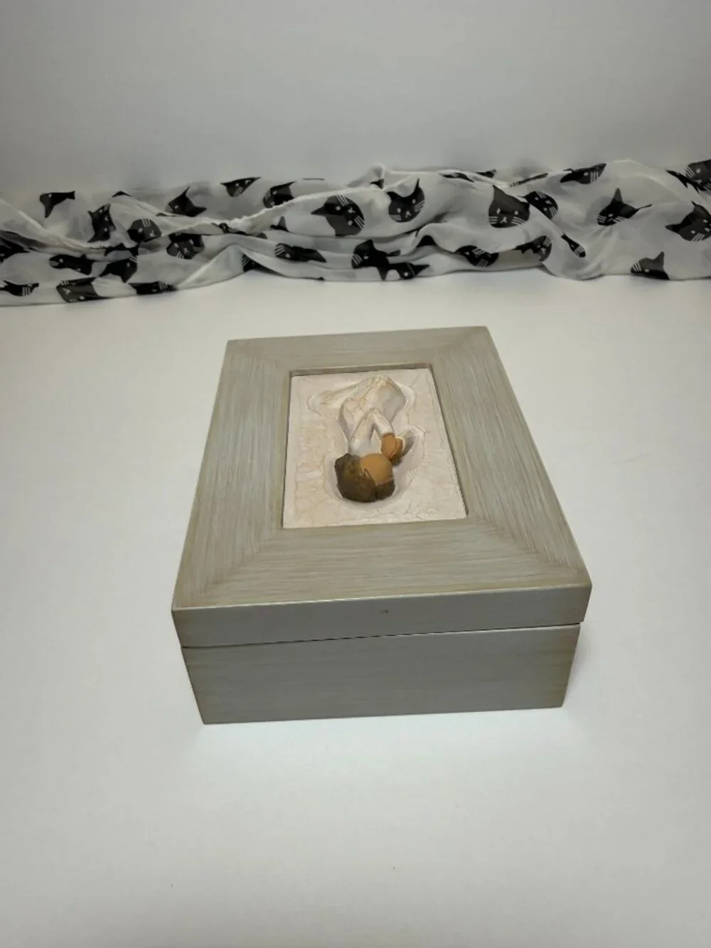 2007 Willow Tree Prayer Hinged Trinket Box Collectible Susan Lordi